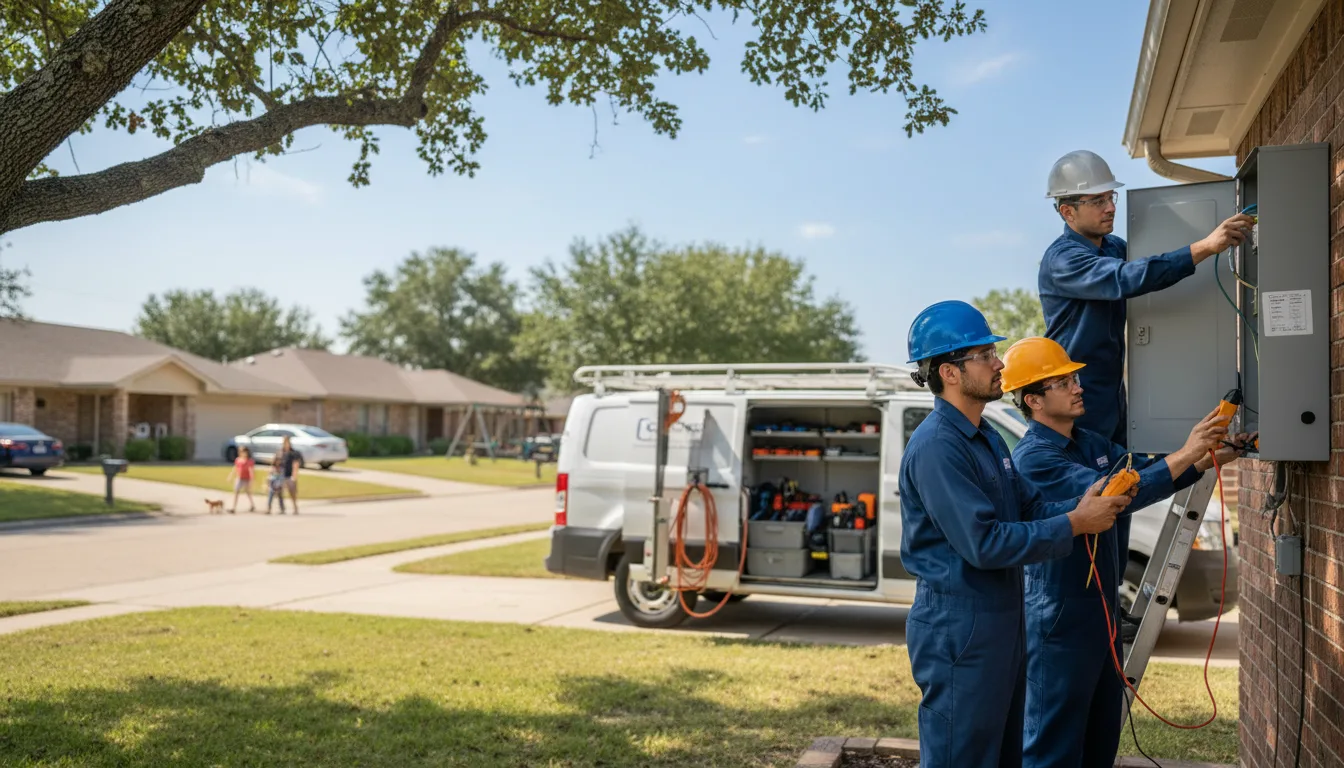 Certified electrician providing emergency electrical services in Perham, ME